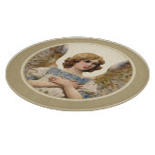 Weihnachts Angel Holiday Cheeseboard Cookie Plate Schneidebrett (Ecke)