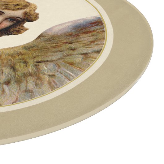 Weihnachts Angel Holiday Cheeseboard Cookie Plate Schneidebrett (Ecke)