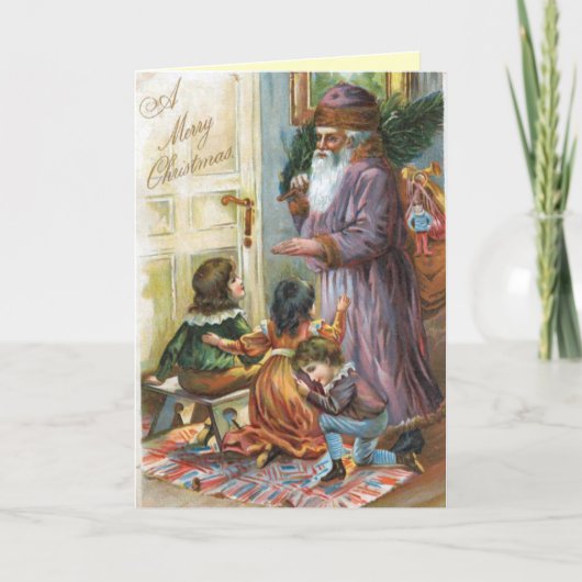 Weihnachts-Angel-Karte Feiertagskarte (Vorderseite)