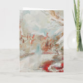 Weihnachts-Angel-Karte Feiertagskarte (Rückseite)