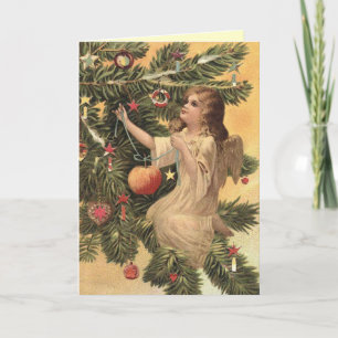 Weihnachts-Angel-Karte Feiertagskarte