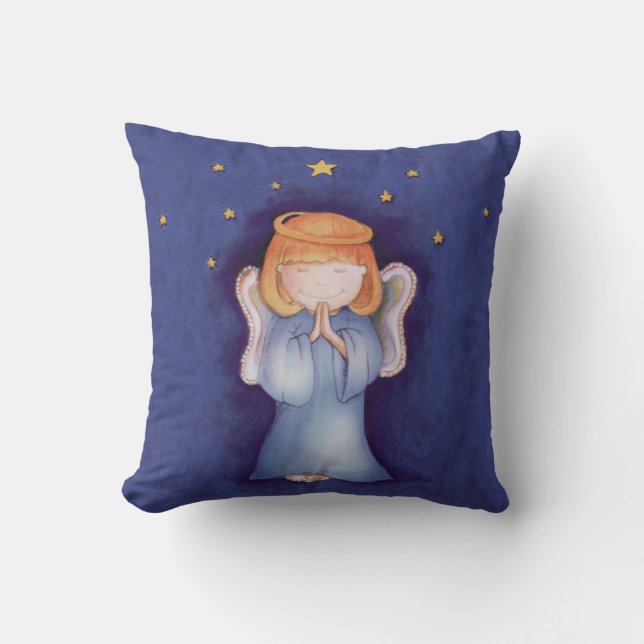 Weihnachts-Angel-Kissen Kissen (Vorderseite)
