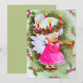 Weihnachts-Angel Musik Feiertag Feiertagskarte