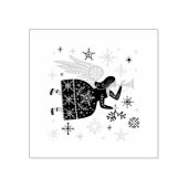 Weihnachts-Angel-Rubber-Briefmarke Gummistempel (Prägung)