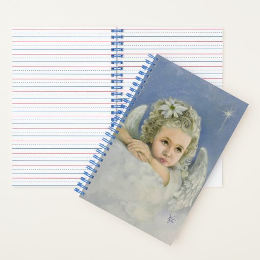 Weihnachts-Angel-Spiral-Notebook Notizblock (Innen)