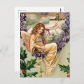 Weihnachts-Angel Weihnachtsfeiertag Postkarte (Vorne/Hinten)