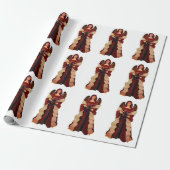 Weihnachts-Angel-Wrapping Geschenkpapier (Ungerollt)