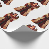Weihnachts-Angel-Wrapping Geschenkpapier (Ecke)