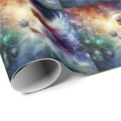 Weihnachts-Angel-Wrapping Geschenkpapier (Rolleneckpunkt)