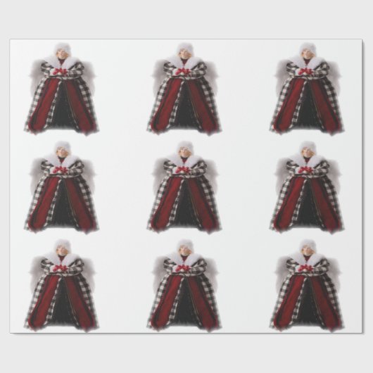 Weihnachts-Angel-Wrapping Geschenkpapier (Flach)