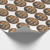 Weihnachts-Angel-Wrapping Geschenkpapier (Ecke)