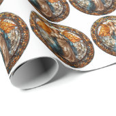 Weihnachts-Angel-Wrapping Geschenkpapier (Rolleneckpunkt)