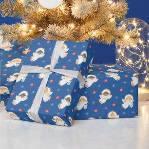 Weihnachts-Angel-Wrapping Geschenkpapier
