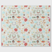 Weihnachts-Angel-Wrapping Geschenkpapier (Flach)