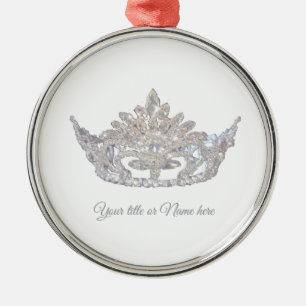 Weihnachts-Anhänger aus Kronenglas im Stil von Mrs Ornament Aus Metall