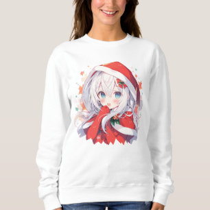 Weihnachts-Anime-Sweatshirt, Anime-Shirt, Anime Sweatshirt