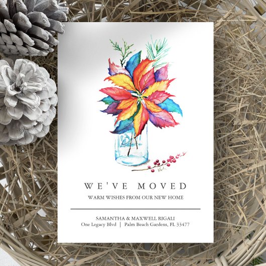 Weihnachts-Ankündigung über neue Adresse