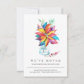 Weihnachts-Ankündigung über neue Adresse (Vorderseite)