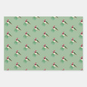 Weihnachts-Anna's Hummingbird-Wrapping Paper Sheet Geschenkpapier Set (Vorderseite 2)