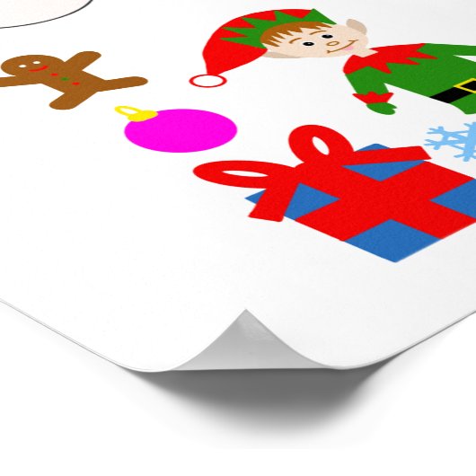 Weihnachts-Ansammlung #1 Poster (Ecke)