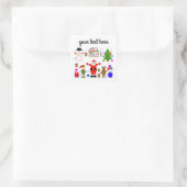 Weihnachts-Ansammlung #1 Stickers (Tasche)