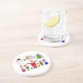 Weihnachts-Ansammlung #1 Untersetzer (Seite)