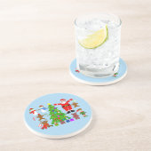 Weihnachts-Ansammlung #3 Untersetzer (Seite)