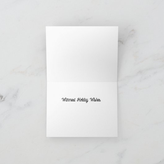 Weihnachts-Ansammlungen Karte (Innenseite)