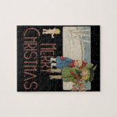 Weihnachts-Antique-KinderIllustration 1920 Puzzle (Horizontal)