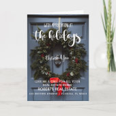 Weihnachts-Anwesen-Weihnachtskarte Karte (Vorderseite)