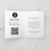 Weihnachts-Anwesen-Weihnachtskarte Karte (Innenseite)