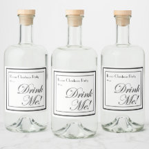 Weihnachts-Apotheker Stil trinken Sie mich! Flasch