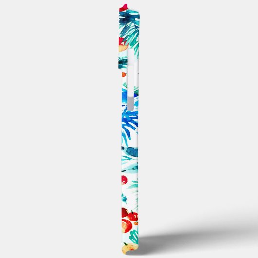 Weihnachts-Aquarelldesign Case-Mate iPhone Case (Rückseite / Links)