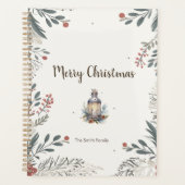 Weihnachts-Aquarellgrüße Planer (Vorderseite)