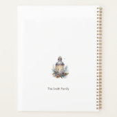 Weihnachts-Aquarellgrüße Planer (Rückseite)