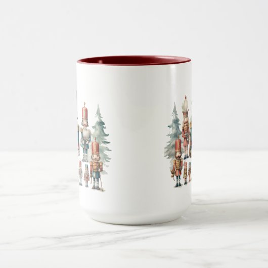 Weihnachts-Aquarellknacker Tasse (Zentrum)