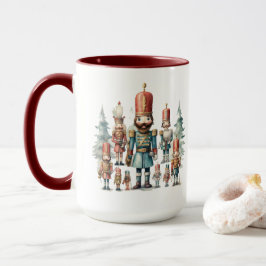 Weihnachts-Aquarellknacker Tasse