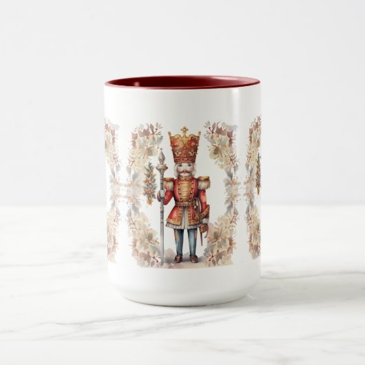 Weihnachts-Aquarellknacker Tasse (Zentrum)