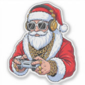 Weihnachts-Aufkleber Aufkleber (Vorderseite)