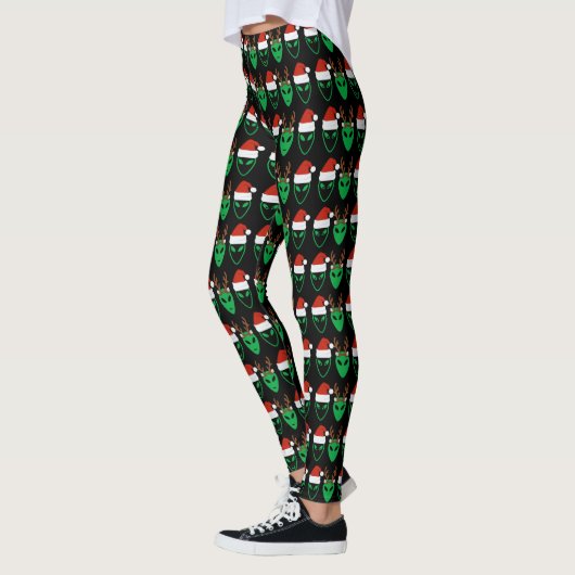 Weihnachts-Außerirdischen Leggings (Links)