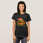 Weihnachts-Auster-Krötenfisch T-Shirt (Vorne ganz)