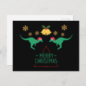 Weihnachts Australien Kangaroo Postkarte (Vorne/Hinten)