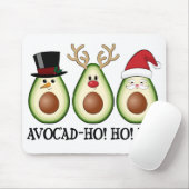 Weihnachts Avocado Frosty, Rudolph und Santa Mousepad (Mit Mouse)