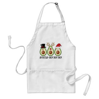 Weihnachts Avocado Frosty, Rudolph und Santa Schürze