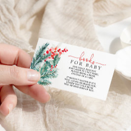 Weihnachts-Baby-Duschbuch für Babybriefe Begleitkarte