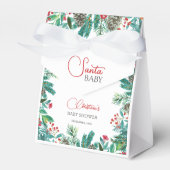 Weihnachts-Baby-Gender-Neutral-Baby-Dusche Geschenkschachtel (Vorderseite)