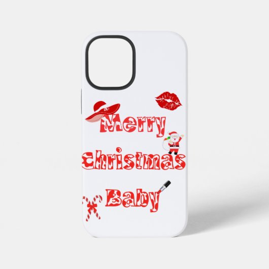 Weihnachts-Baby iPhone Hülle (Rückseite)