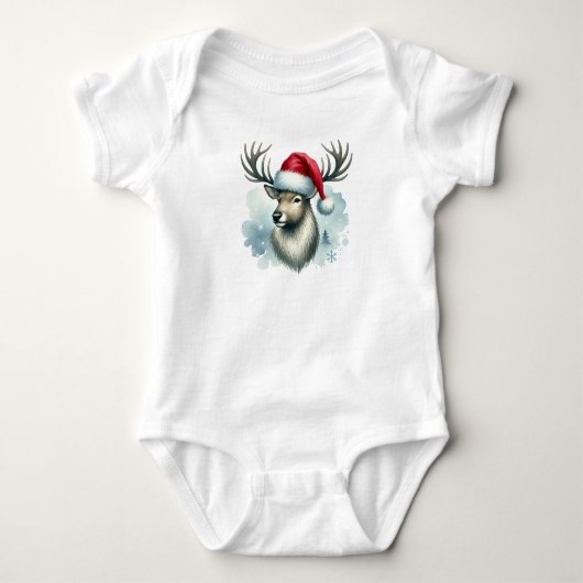 Weihnachts Baby Jersey Bodysuit:D Baby Strampler (Vorderseite)