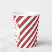 Weihnachts-Baby-Party Pappbecher (Rückseite)
