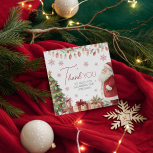 Weihnachts-Baby-Shower-Geschenkanhänger Geschenkanhänger